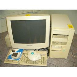 COMPUTER SYSTEM W/ APC & MONITOR