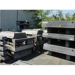 LOT - 9 EXCELLON GRANITE TABLES, 3 TRUDRIL 97 GRANITE TABLES, 3 SMALL EXCELLON TABLES