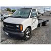Image 1 : 1998 Chevy Express G3500 Flat Bed Tow Truck