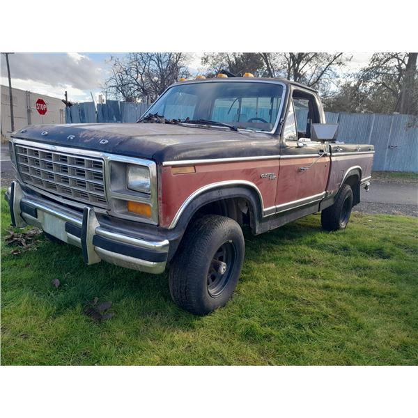 1981 FORD F-150 SHORT BED 4X4