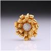 Image 2 : 18K Yellow Gold & Diamond Pendant/Brooch