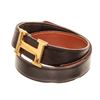Image 5 : Hermes Brown Leather Constance Belt