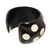 Image 3 : Chanel Black CC Polkadot Cuff Bracelet