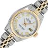 Image 1 : Rolex Ladies 2T Quickset White Roman 26MM Datejust Wristwatch