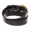 Image 3 : Gucci Black Calfskin Marmont GG Belt