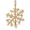 Image 7 : Chanel Gold CC Snowflake Necklace