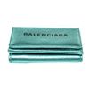 Image 4 : Balenciaga Blue Leather Logo Trifold Wallet