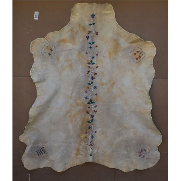 PLATEAU INDIAN BEADED HIDE