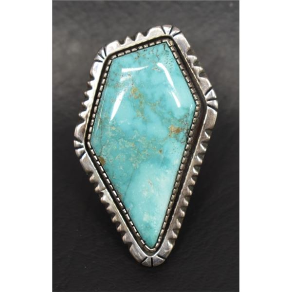 NAVAJO INDIAN RING ( HARVEY  MACE)