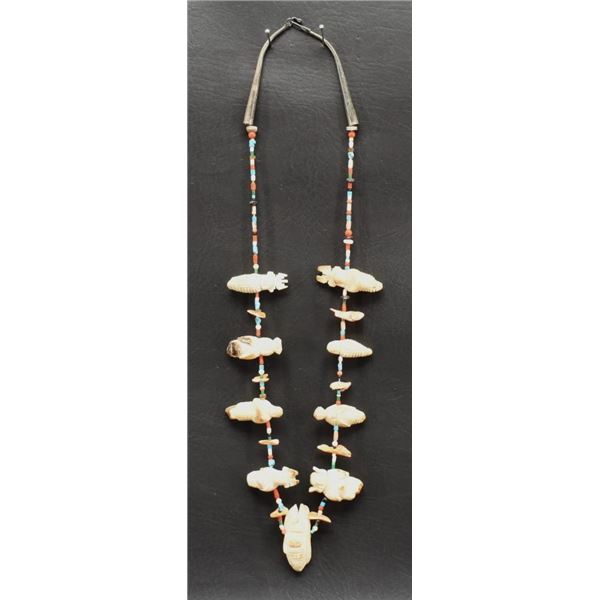 ZUNI INDIAN FETISH NECKLACE
