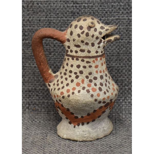 ZUNI INDIAN POTTERY EFFIGY PITCHER