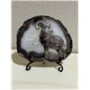 Image 1 : Ram Stance Hand Painted Acrylic on Agate
