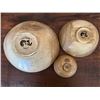 Image 1 : Lathe Turned Bowl set with NBU logo on bottom