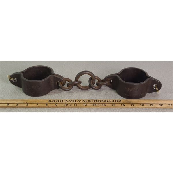 SET OF YUMA TERRITORIAL PRISON MANACLES
