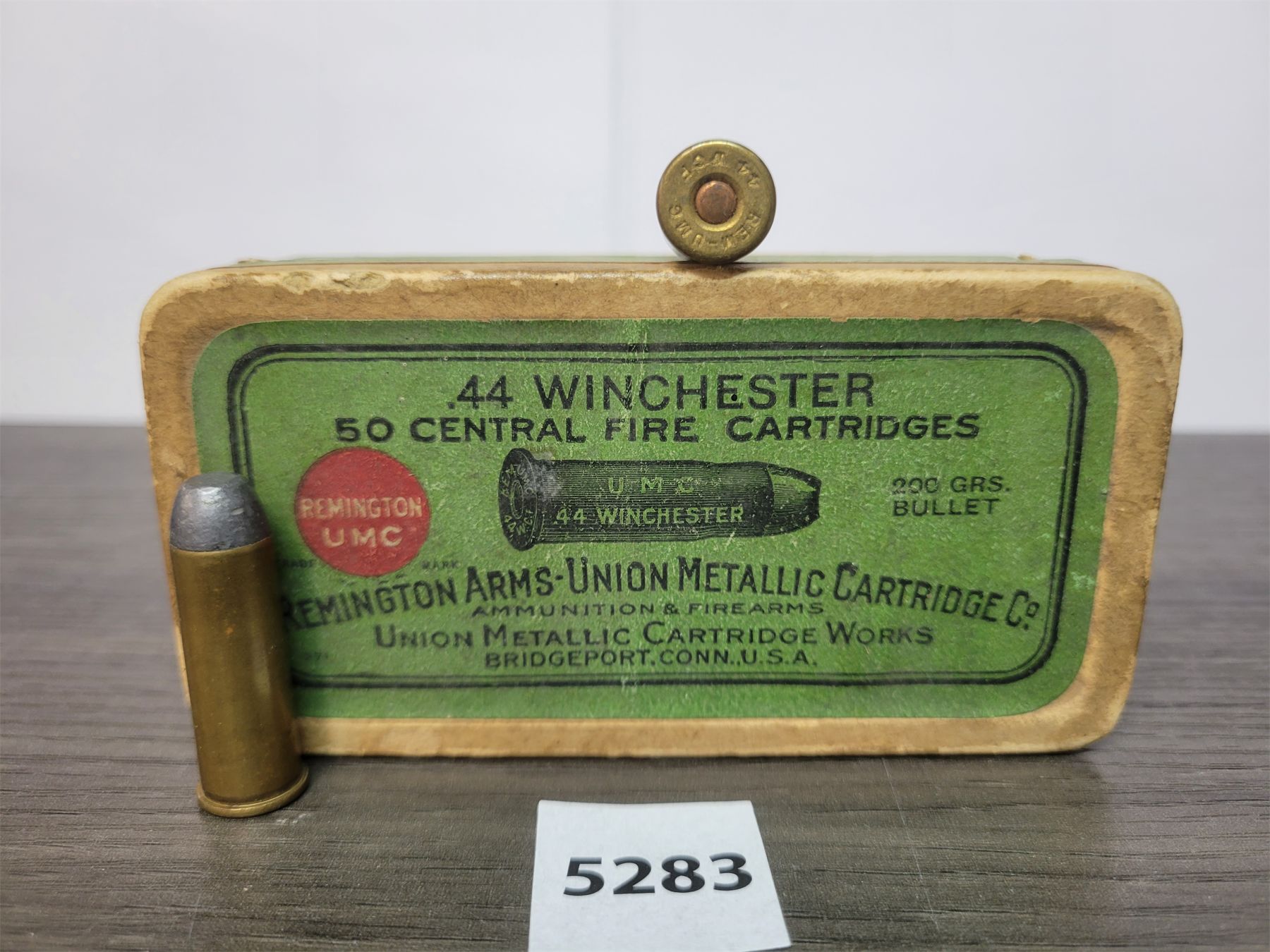 44wcf Size AMMO: 19X REM UMC 44WCF - COLLECTIBLE BOX