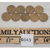 Image 1 : LOT OF 9 - 1943 CANADIAN VICTORY NICKELS