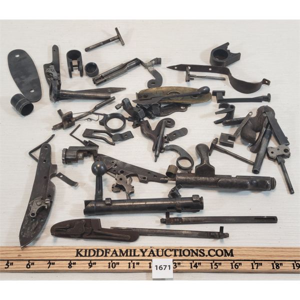 JOB LOT ANTIQUE GUN PARTS Kidd Family Auctions