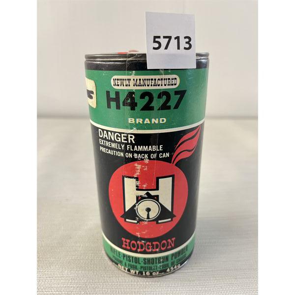 POWDER: 1LB HODGDON H4227 - Kidd Family Auctions