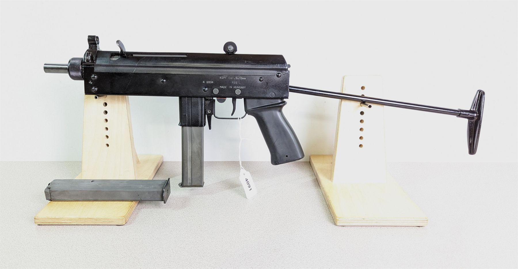 FEG MODEL KGPF-9 IN 9X19MM - RESTRICTED RIFLE CLASS - Kidd Family Auctions