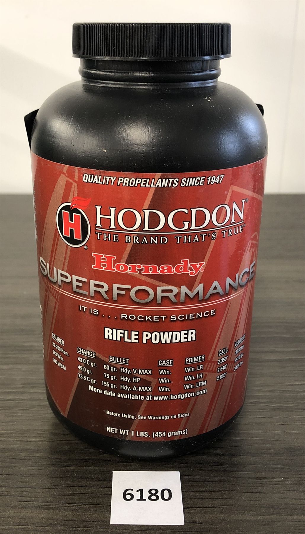 POWDER: HORNADY SUPERFORMANCE RIFLE POWDER - 1 LB