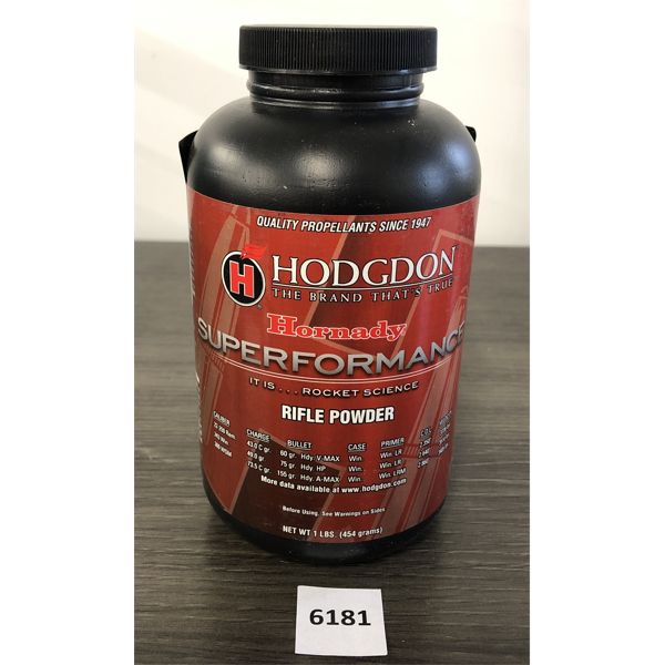 POWDER: HORNADY SUPERFORMANCE RIFLE POWDER - 1 LB