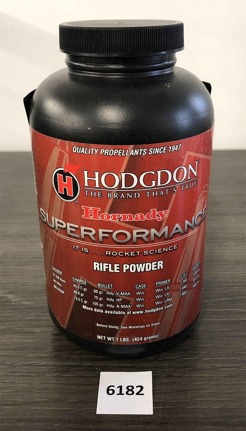 POWDER: HORNADY SUPERFORMANCE RIFLE POWDER - 1 LB