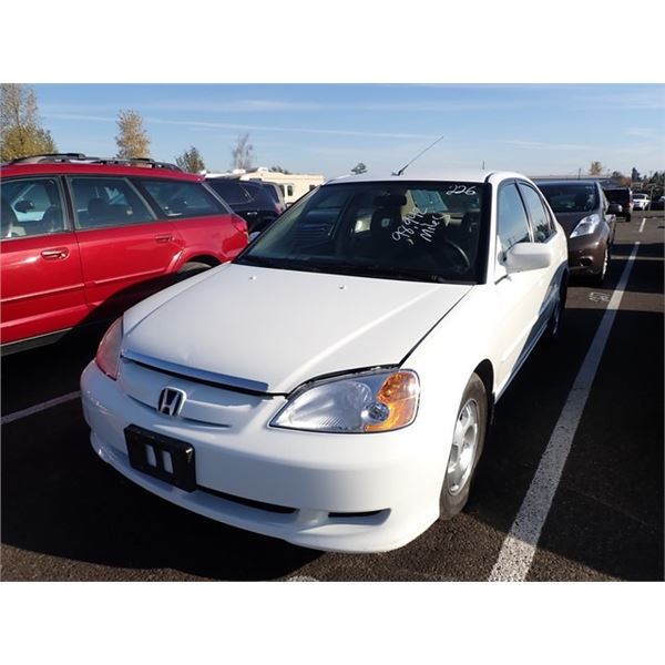 2003 Honda Civic Hybrid Speeds Auto Auctions