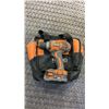 Image 2 : RIDGID 18VOLT DRILL WITH BATTERY, WORKING, NO CHARGER AND BOX OF INK TONER, NEW SEALED