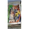 Image 3 : TRAY OF POWER TOOLS, AND 2 TRAYS OF ASSORTED HAND TOOLS, HD CLIPS ETC