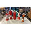 Image 1 : 5 FIRE EXTINGUISHGERS, ALL CHARGED