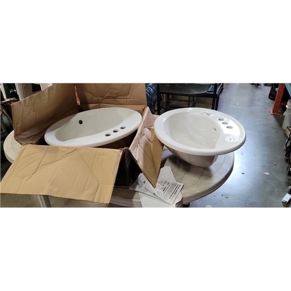 2 AS NEW AMERICAN STANDARD DROP IN SINKS