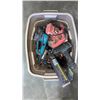 Image 1 : TOTE OF ASSORTED POWER TOOLS, SANDERS, SKILLSAWS, NAILERS ETC