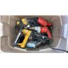 Image 2 : TOTE OF ASSORTED POWER TOOLS, SANDERS, SKILLSAWS, NAILERS ETC