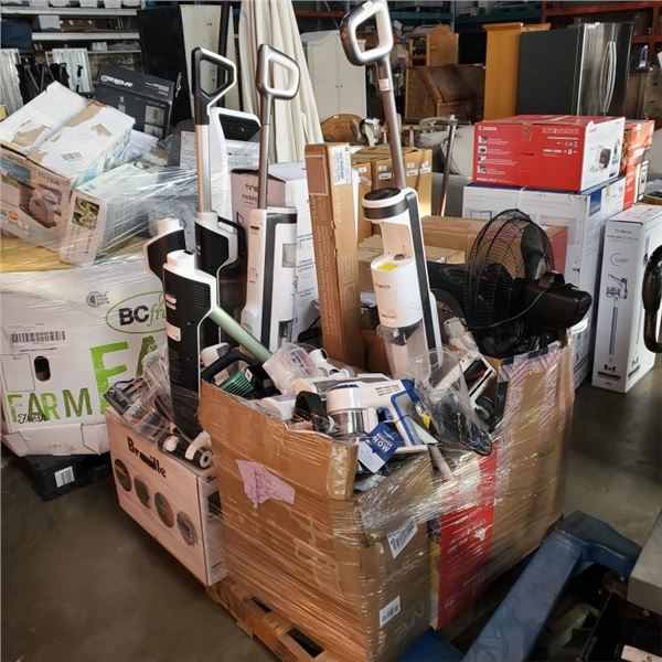 PALLET OF DEFECTIVE STORE RETURNS