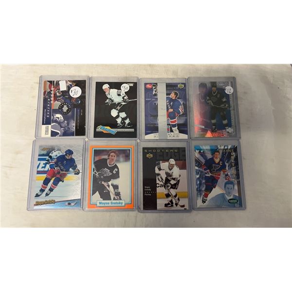 8 COLLECTIBLE GRETZKY CARDS