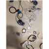 Image 4 : 2 TRAYS OF ASSORTED JEWELLERY, BANGLES, BRACELETS, NECLA CES AND MORE