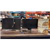 Image 1 : 2 COMPUTER MONITORS, DELL AND HP, AND 2 SETS COMPUTER SPEAKERS