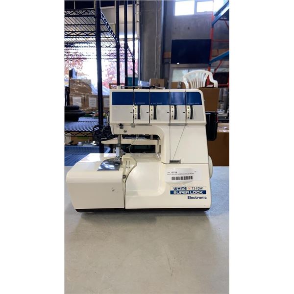 WHITE BRAND SUPERLOCK ELECTRONIC SURGER, WORKING, MODEL 734DW