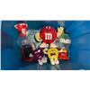 Image 4 : TOTE OF ASSORTED M&M DISPENSERS