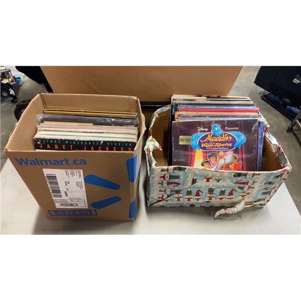 2 BOXES FO COLLECTIBLE LASER DISC, SOME SEALED