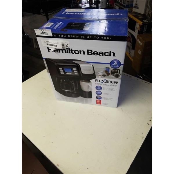 HAMILTON BEACH FLEXBREW TRIO COFFEE MAKER - TESTED WORKING - RETAIL $159