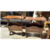 Image 1 : 2 ANTIQUE MAGAZINE RACK SIDETABLES