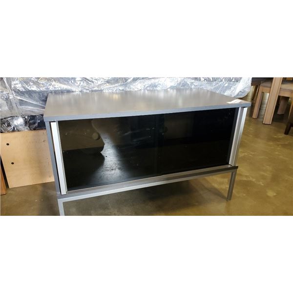 METAL 2 DOOR MEDIA CABINET