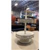 Image 2 : BOF OF KITCHEN ITEMS, AND WHITE 2 TIER CAKE TRAY