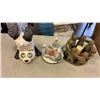 Image 2 : LOT OF OWL STATUES, FRIENDSHIP CIRCLE, PANDA COOKIE JAR AND MORE