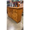 Image 2 : PINE 43" TALL DRESSER WITH CENTRE CUPBOARD