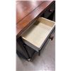 Image 4 : MODERN DARK FINISH SERVING CABINET
