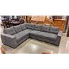 Image 1 : 4 PIECE MODULAR SECTIONAL, NEEDS A GOOD CLEANING, NO RIPS OR TEARS,