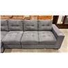 Image 2 : 4 PIECE MODULAR SECTIONAL, NEEDS A GOOD CLEANING, NO RIPS OR TEARS,