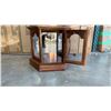 Image 5 : 6FT CORNER CURIO CABINET WITH MIRRORED BACK